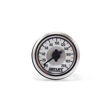 Air Lift 200PSI SINGLE GUAGE 26227